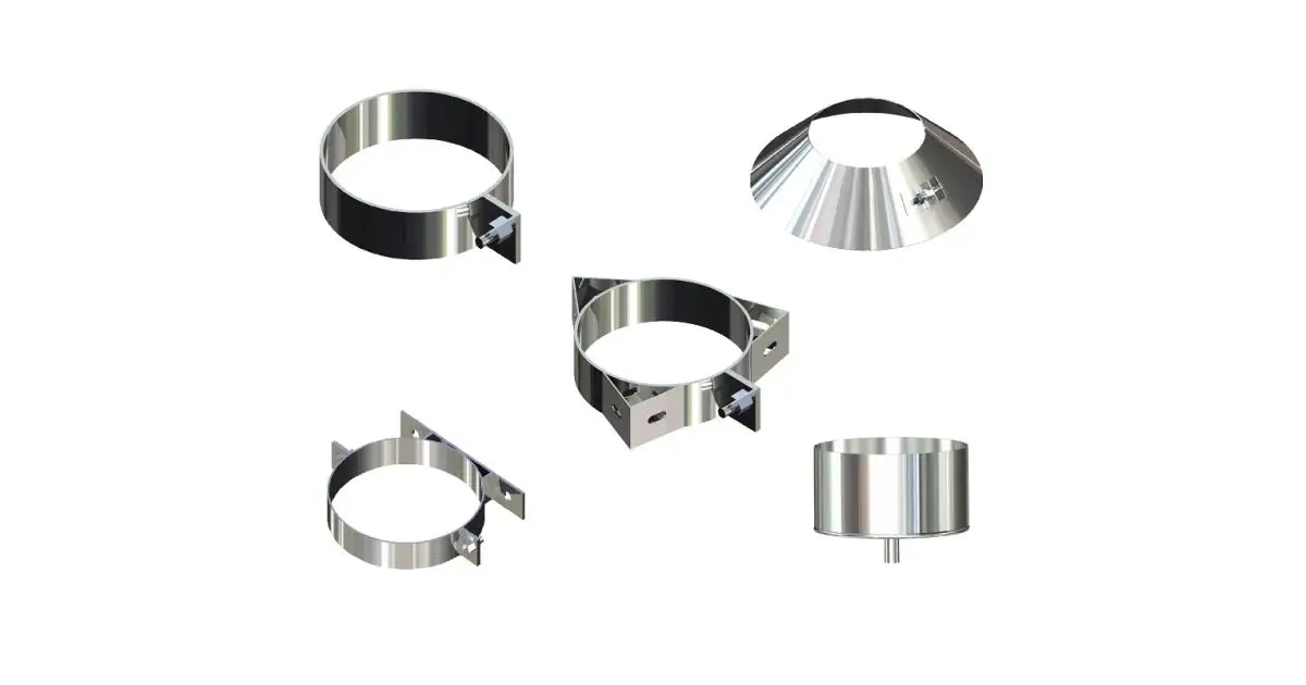 Крепления дымоходов