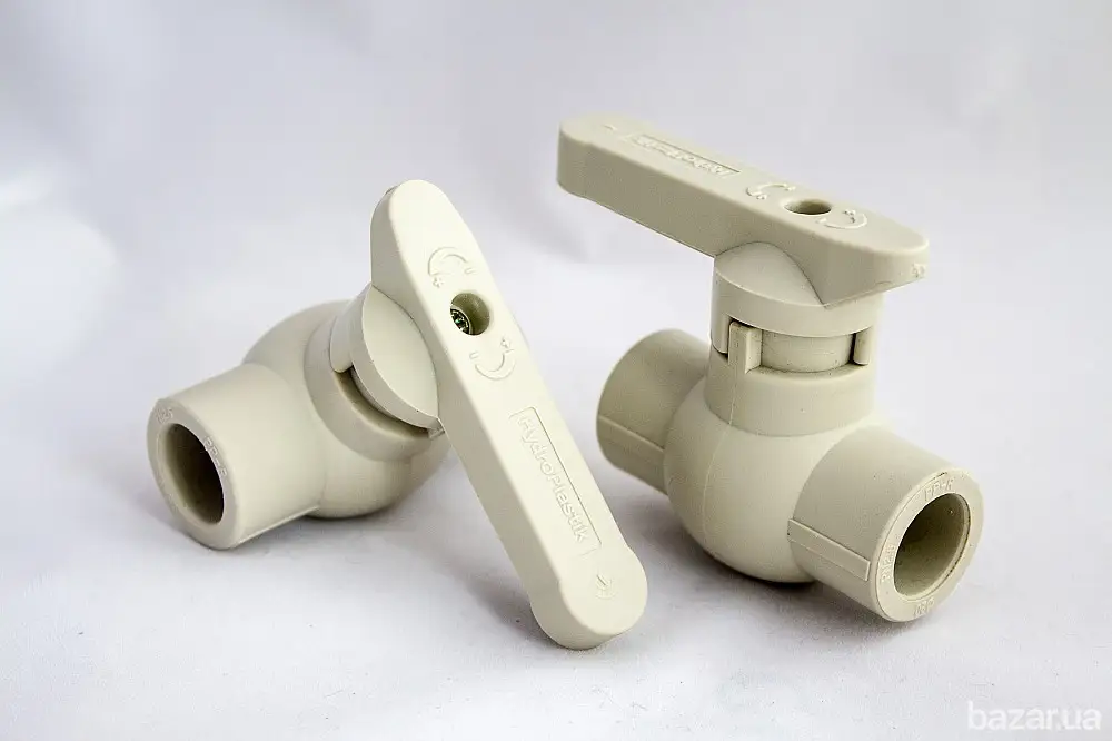 Кран полипропилен, полиэтилен, металлопластик